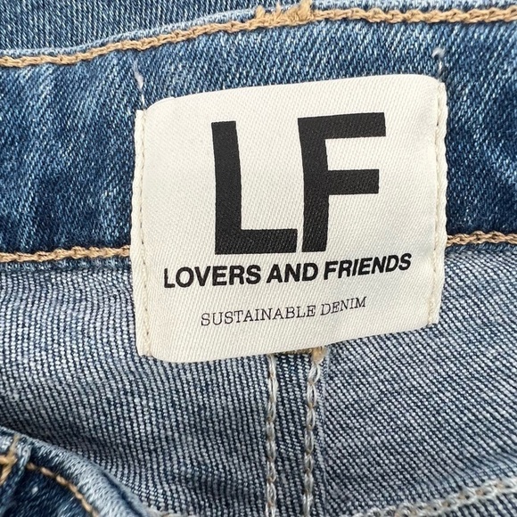 NWT Lovers And Friends Ricky Low Rise Skinny Star Denim Jeans Size 24 Women’s - Picture 2 of 11